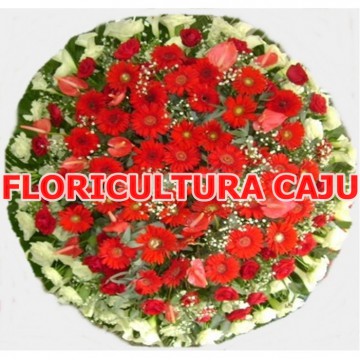 35- COROA DE FLORES - LUXO